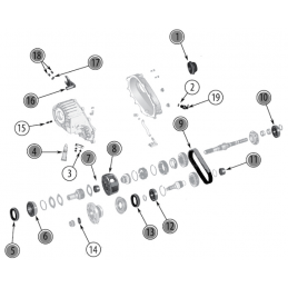 RIDUTTORE NP241 JEEP WRANGLER JK
